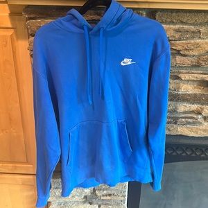 Men’s Nike Blue hooded sweatshirt